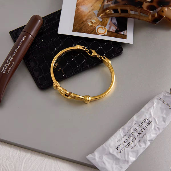 Golden Knot Cuff