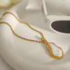 Organic Pearl Droplet Necklace