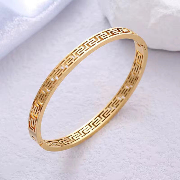 Golden Maze Classic Bangle