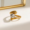 Orbit Duo Statement Ring