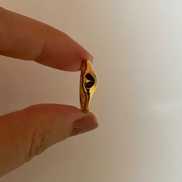 Crimson Heart Ring