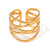 Luna Wave Cuff Ring