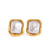 Luxe SquarePearl Earrings