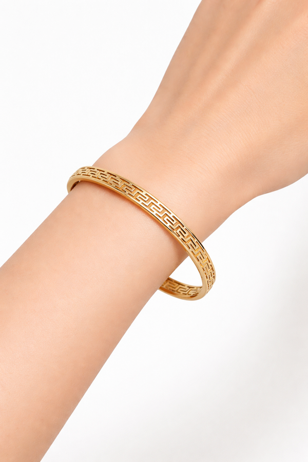 Golden Maze Classic Bangle