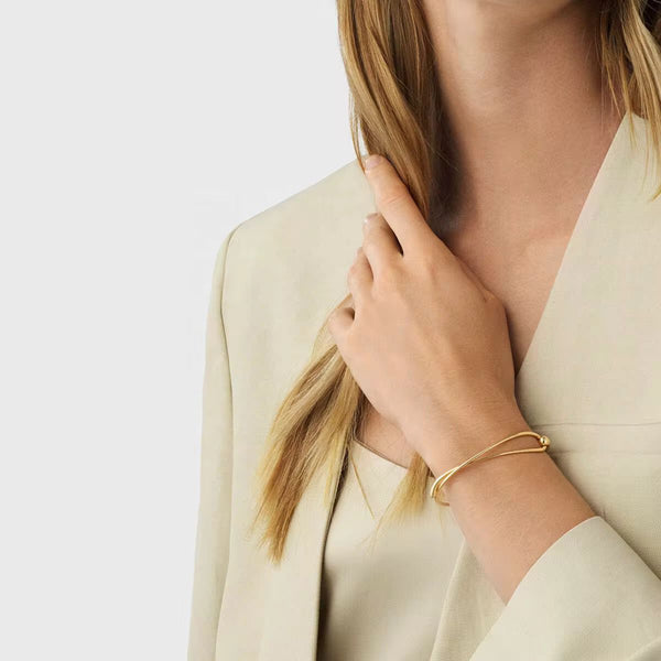 Eclipse Twist Bangle