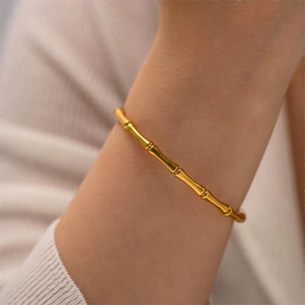 Golden Stem Bangle