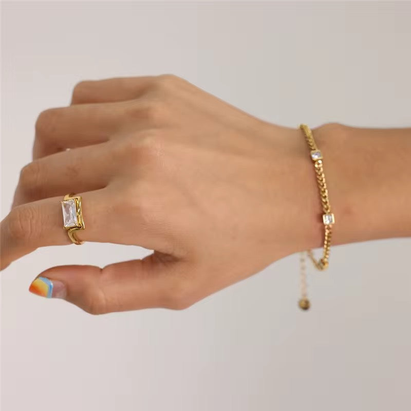 Crystal Link Bracelet