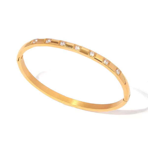 Luxe Grid Bangle