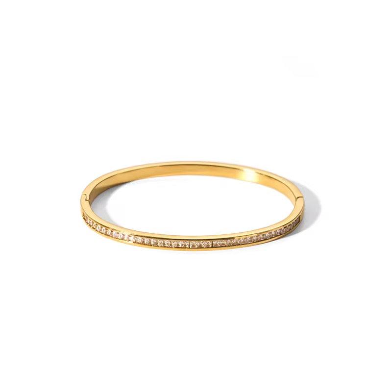 Crystal Line Bangle