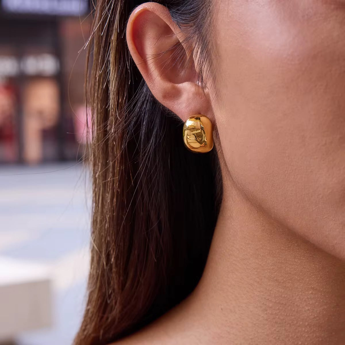 Melt Gold Studs