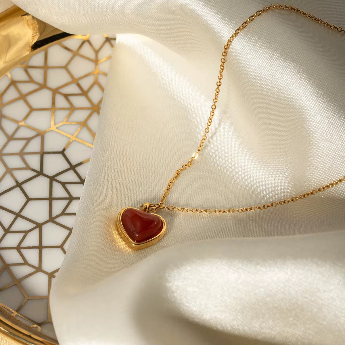 Crimson Heart Necklace