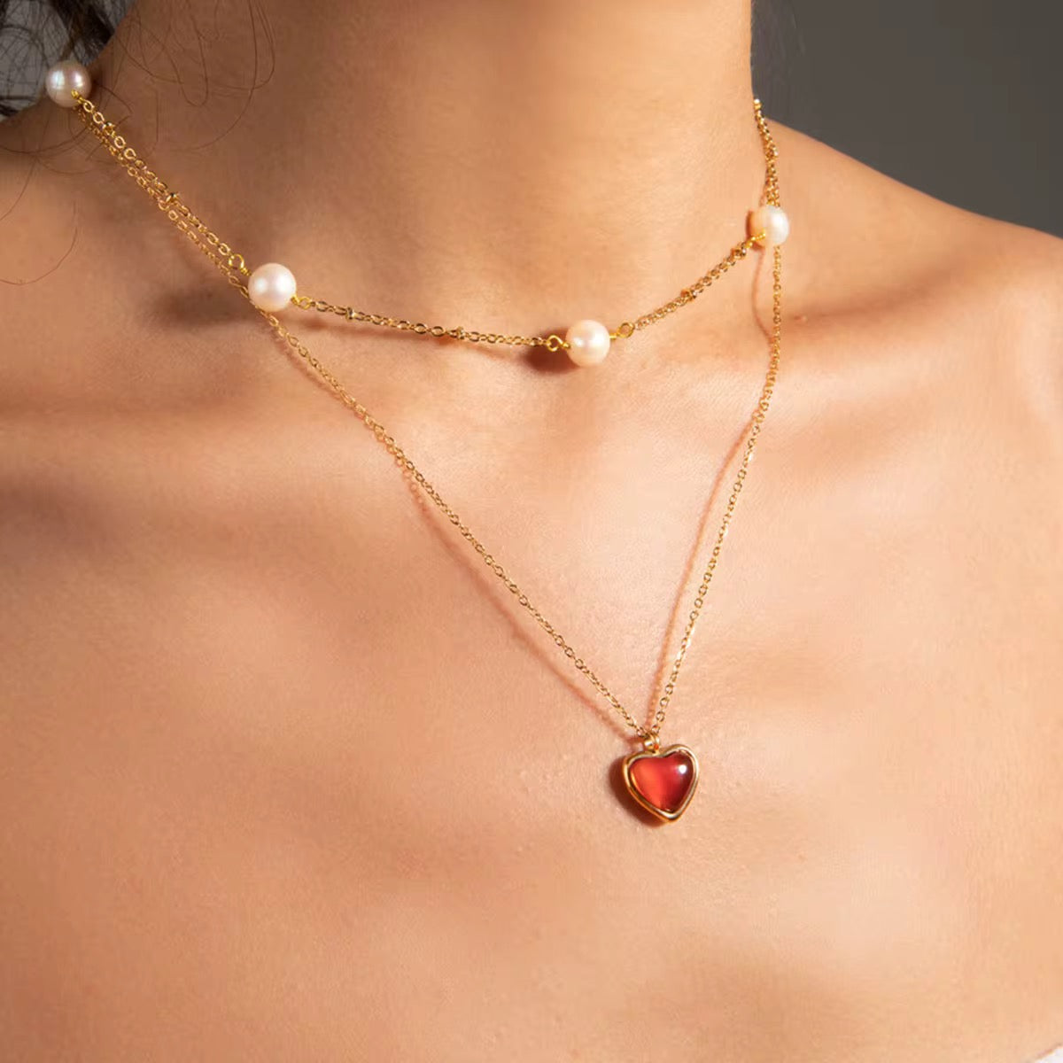 Crimson Heart Necklace