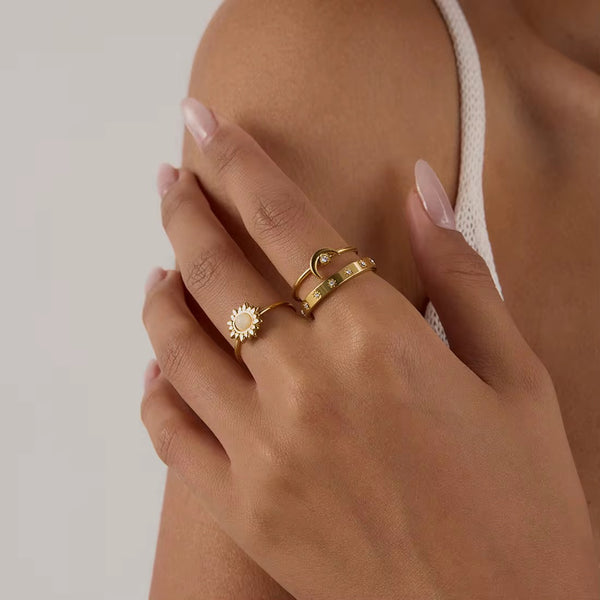 Celestial Glow Ring Set