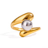 Orbit Duo Statement Ring
