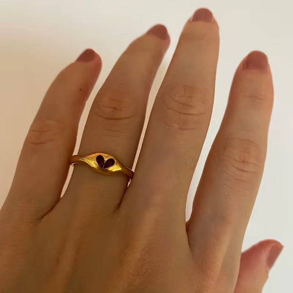Crimson Heart Ring