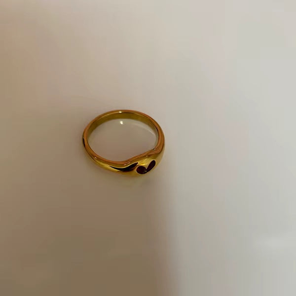 Crimson Heart Ring