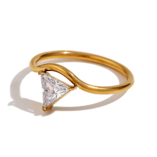 Triad Wave Ring