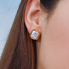 Luxe SquarePearl Earrings