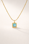 AzureSquare Necklace