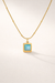 AzureSquare Necklace