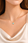AzureSquare Necklace