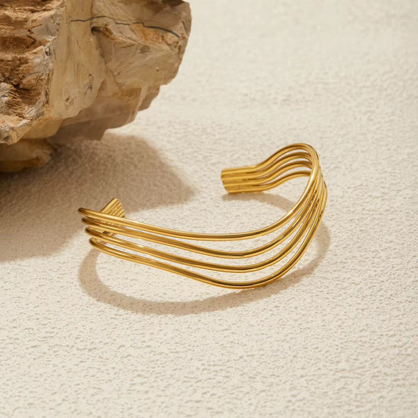 Golden Flow Cuff