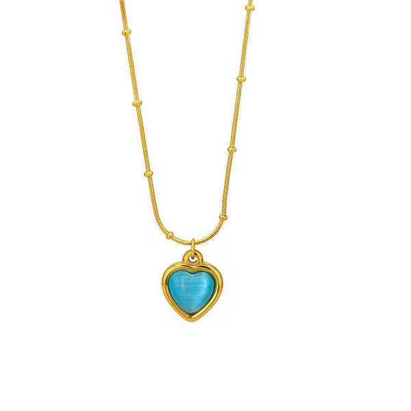 Coeur Blue Necklace